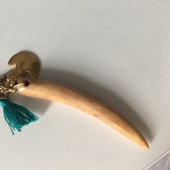 NWT Chan Luu beautiful carved wood and Amazonite - Picture 11 of 12